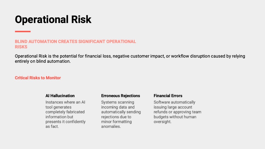 Operational Risk Critical Factors